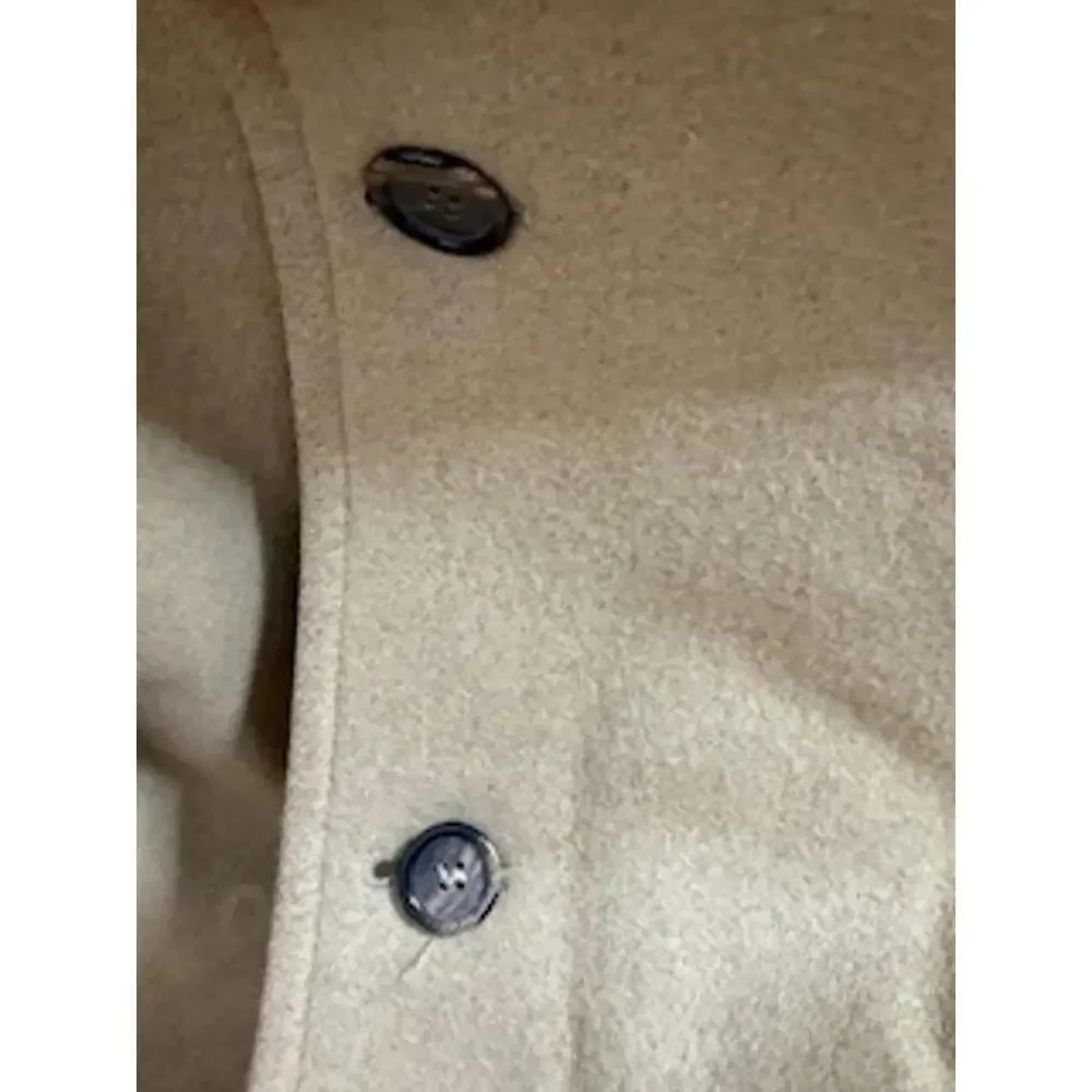 Classic Beige Botany 500 Men's Wool Blazer Coat Size 44 Long - Picture 4 of 6